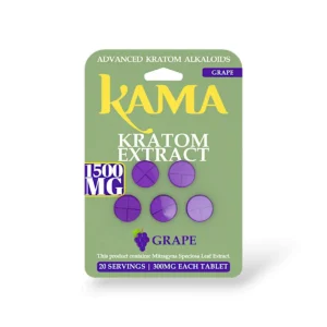 5kama kratom extract grape 300mg 5ct 34401