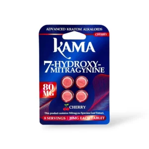 kama 7 hydroxy mitragynine chewable tablets cherry 80mg 86879