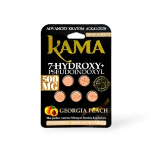 kama 7 hydroxy pseudoindoxyl georgia peach 100mg tablet 5ct 49698