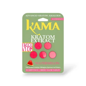 kama kratom extract watermelon 300mg 5ct 78228